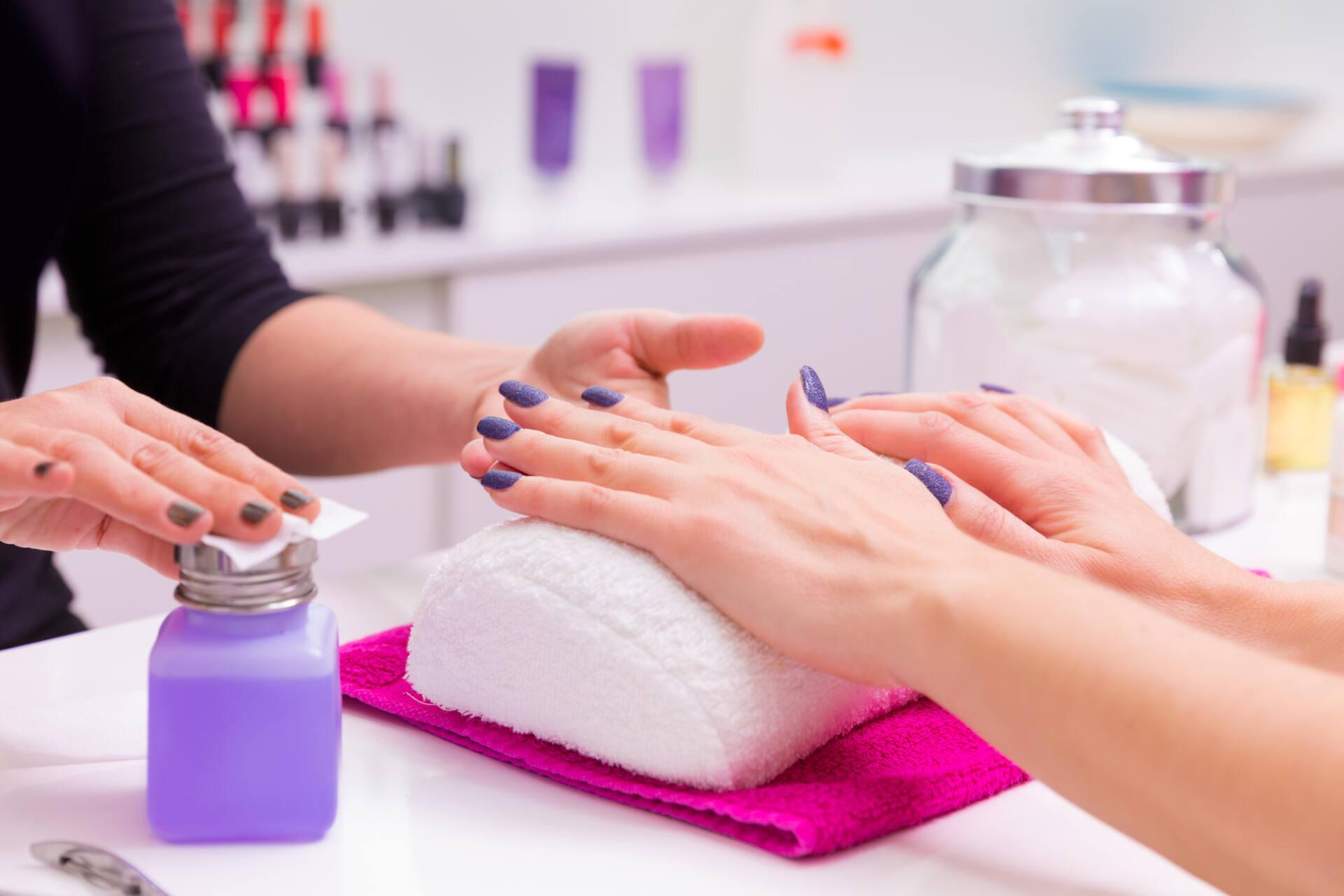 Avoid using harsh nail polish removers: