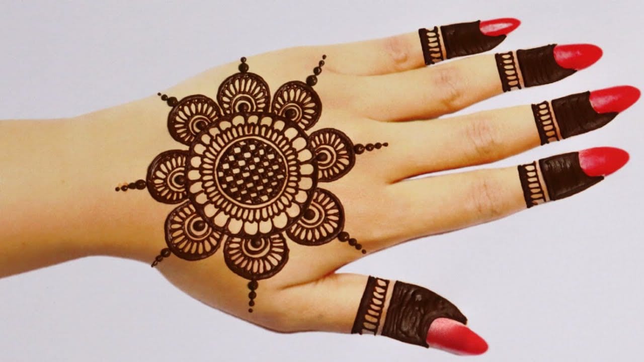 Easy Mehndi Designs for Diwali: