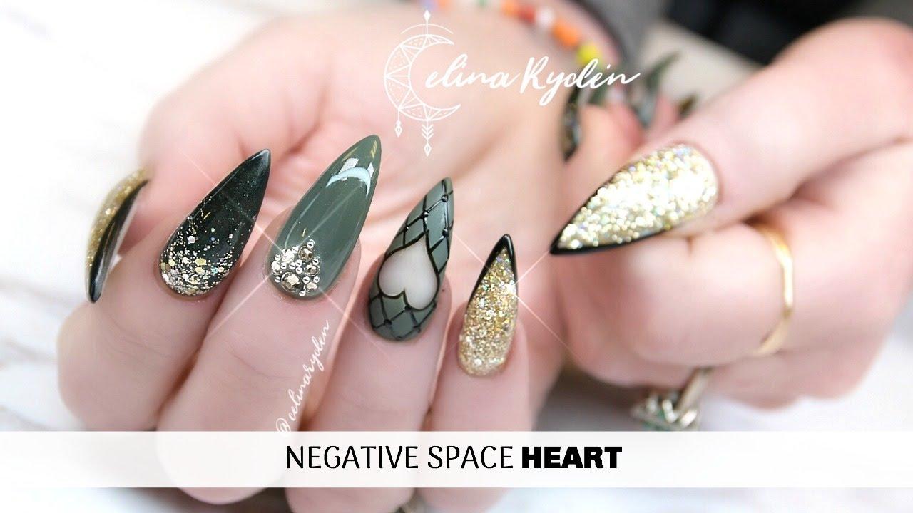 Negative space nails