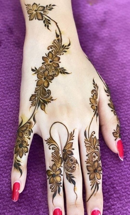 latest mehndi designs for wedding