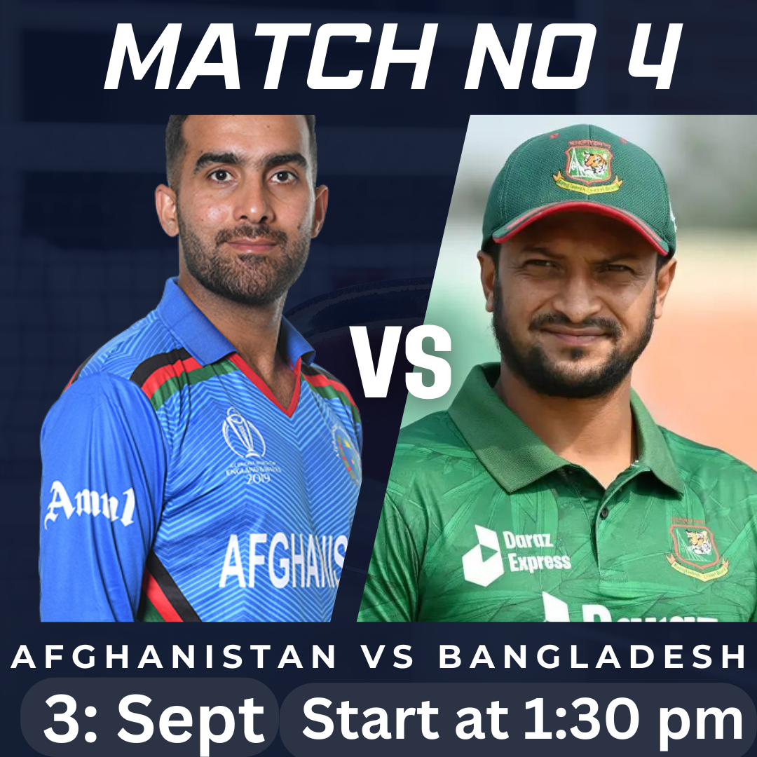 Bangladesh vs Afghanistan.