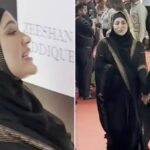 Sana Khan Defends Husband on baba saddique iftar party 2023