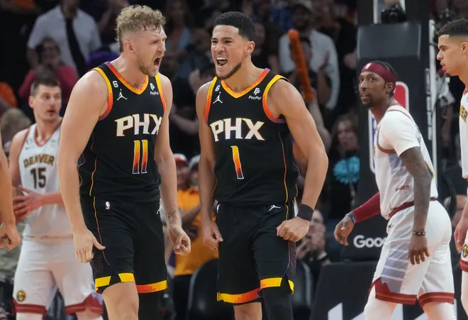 Devin Booker, Kevin Durant lead Phoenix Suns over Denver Nuggets in NBA Playoffs Game 3