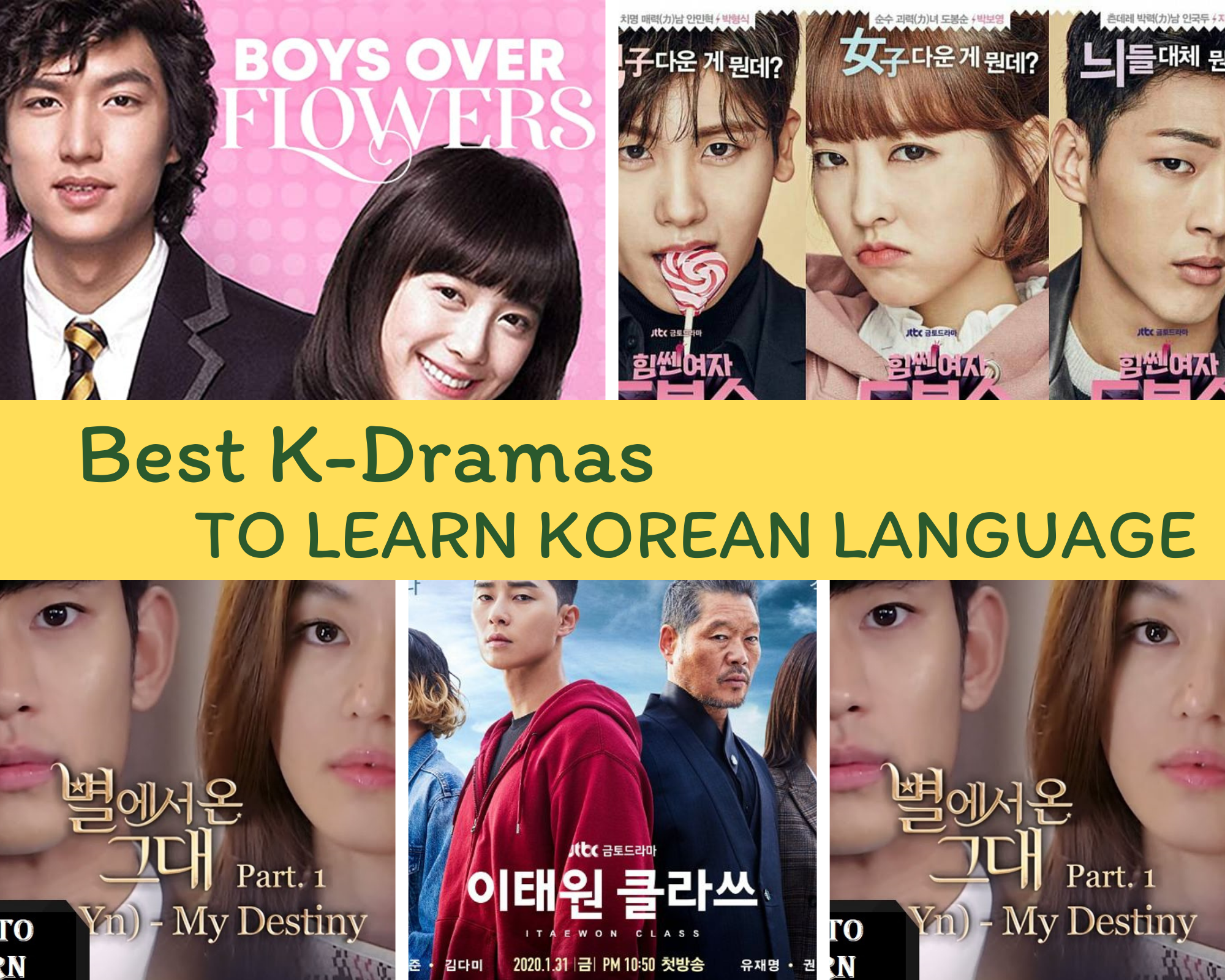 K-Dramas The Best Korean Dramas to Learn Korean