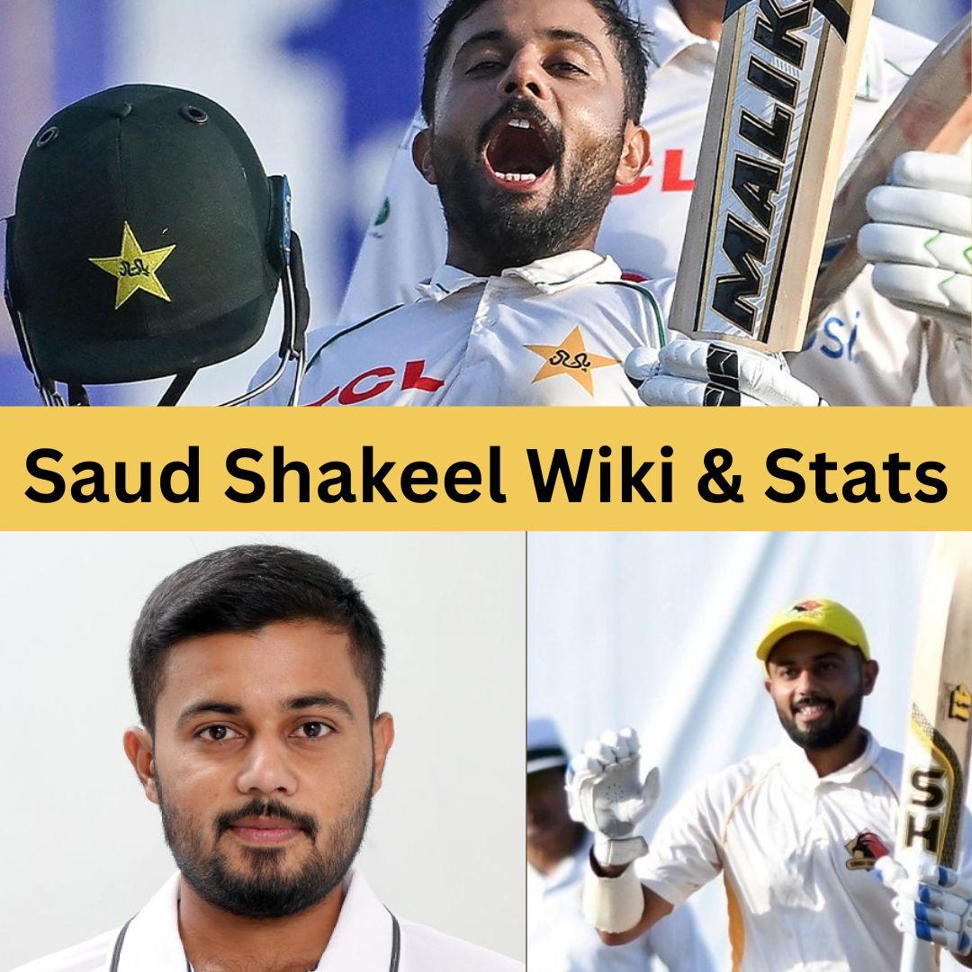 Saud Shakeel Age, Career Test average record