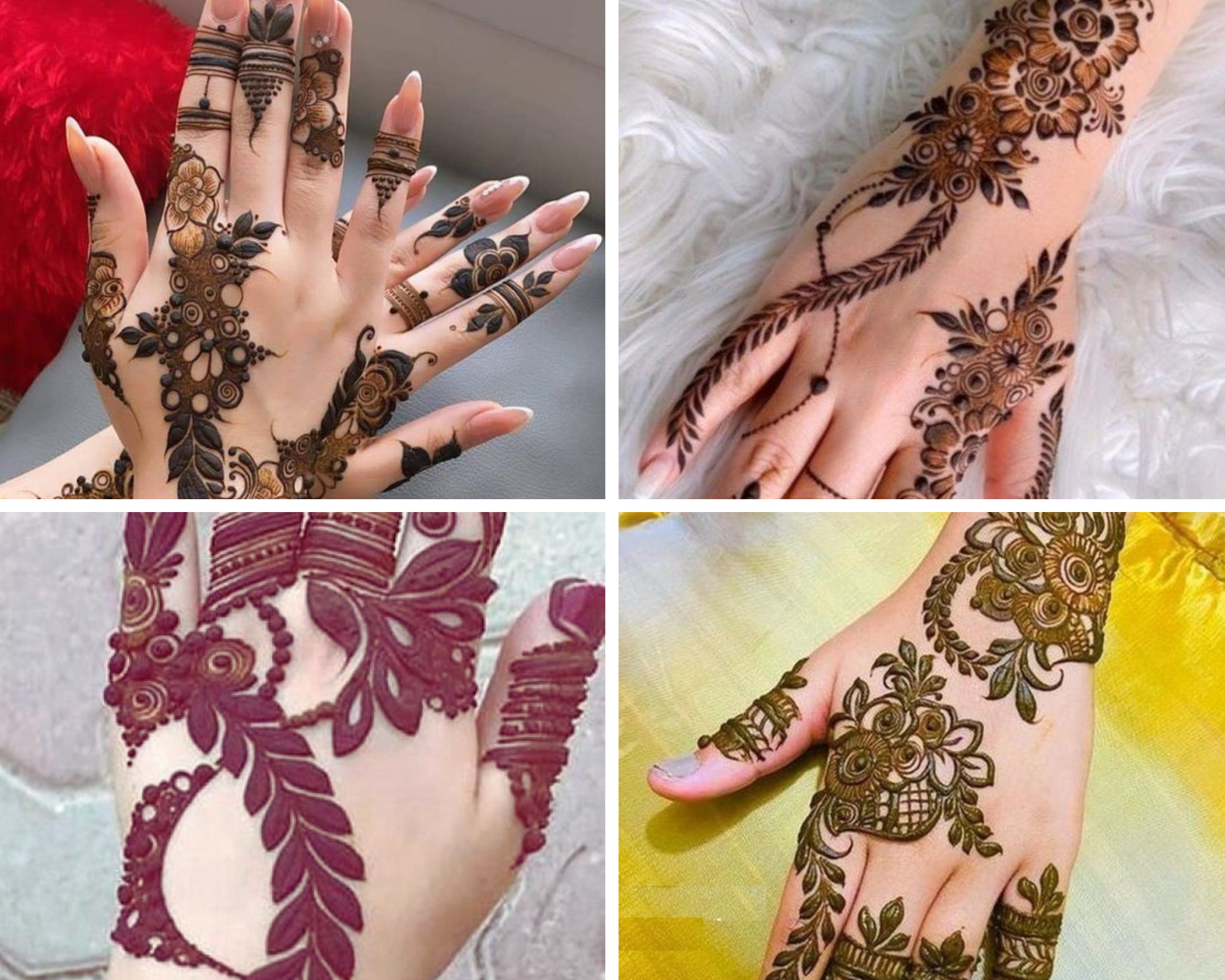Simple and Easy Mehndi Designs 2023 for Hand & Finger