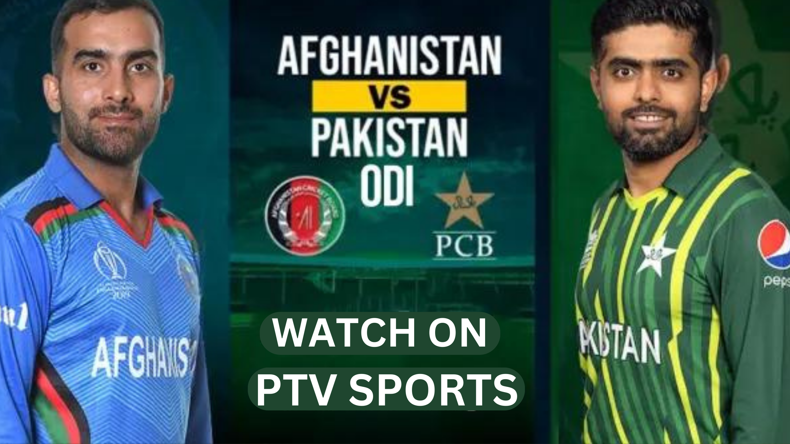 Afghanistan vs Pakistan 1st ODI, Watch Live on Ptv Sports.