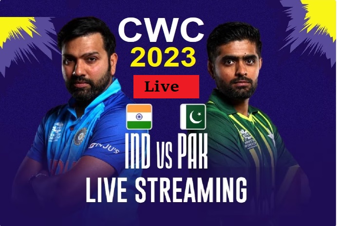 Pakistan Vs India Live Match Streaming Online Links ICC WC 2023