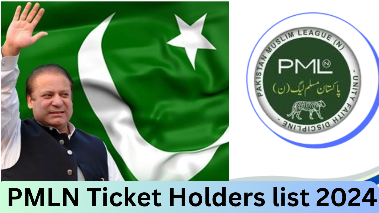 PMLN Ticket Holders list 2024 Punjab Final list Lahore