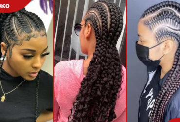 5 feed in braids to the back ideas that are fashionable